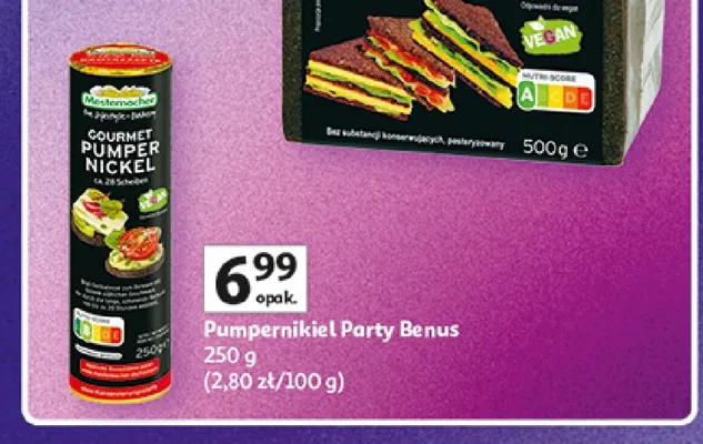 Pumpernikiel Party Benus promocja w Auchan