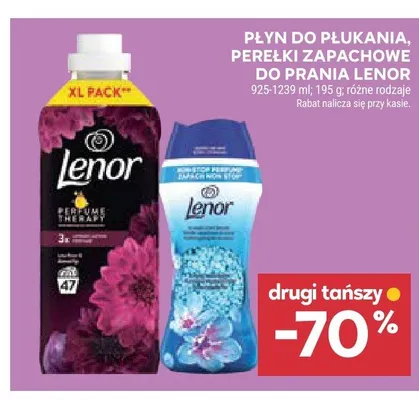 Płyn do płukania, perełki zapachowe do prania Lenor promocja w Stokrotka