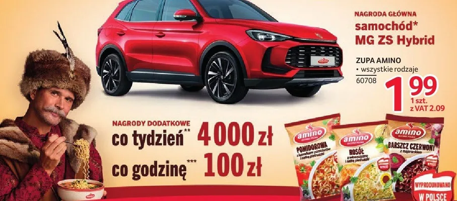 Zupa Amino wszystkie rodzaje 60708 promocja w Selgros