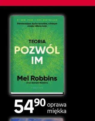 Książka Teoria pozwól im Mel Robbins promocja w Empik