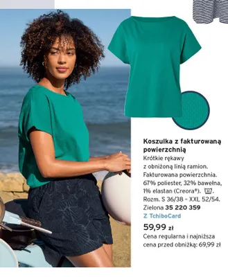 Koszulka z fakturowaną powierzchnią Tchibo promocja w Tchibo