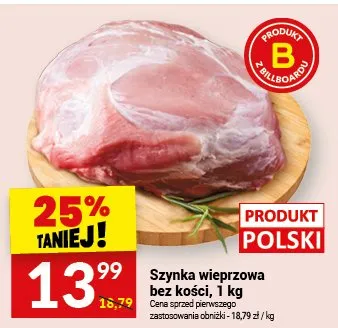 Szynka wieprzowa bez kości promocja w Twój Market
