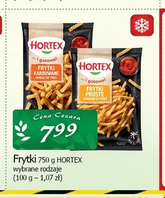 Frytki proste Hortex promocja w CEZAR Delikatesy
