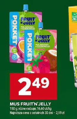 Mus fruit n'jelly promocja w Stokrotka