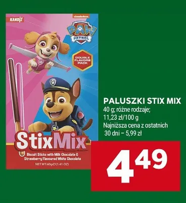 Paluszki Stix Mix promocja w Stokrotka