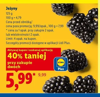 Jeżyny promocja w Lidl