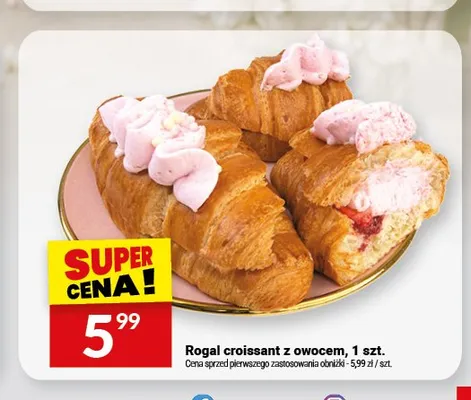 Rogal croissant z owocem Białecki promocja w Twój Market