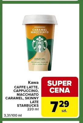 Kawa Starbucks Macchiato Caramel promocja w Carrefour Express