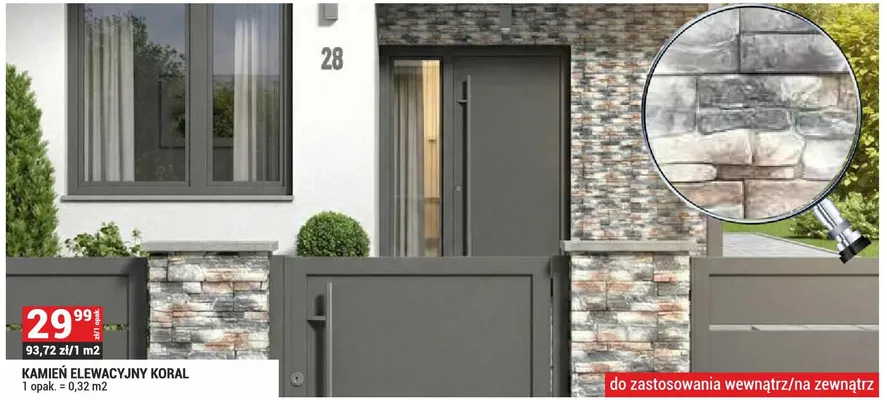 Kamień elewacyjny Koral Merkury Market promocja w Merkury Market