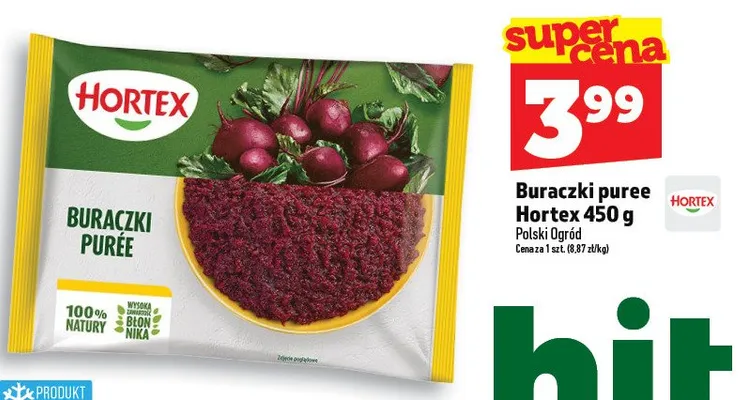 Buraczki puree promocja w TOPAZ
