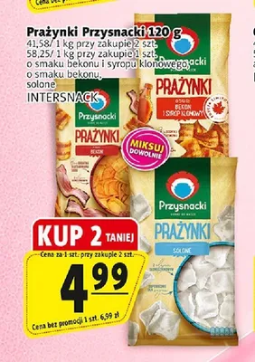 Prażynki solone Przysnacki Intersnack promocja w Prim Market