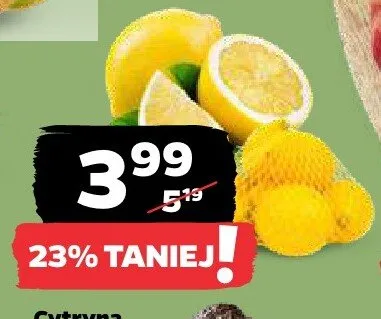 Cytryna 500 g promocja w Netto