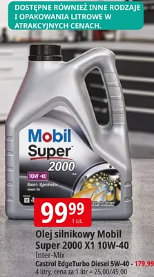 Olej silnikowy Super 2000 X1 10W-40 promocja w Leclerc