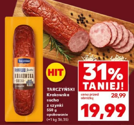 Krakowska sucha z szynki promocja w Kaufland
