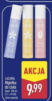 Mgiełka do ciała LACURA Amor Del Sol Pistachio promocja w Aldi