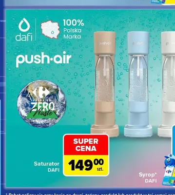 Saturator Dafi promocja w Carrefour