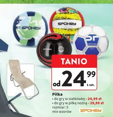 Piłka do gry w siatkówkę Spokey promocja w Intermarche
