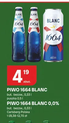 Piwo 1664 Blanc promocja w Chorten