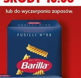 Makaron Barilla Fusilli N°98 promocja w Kaufland