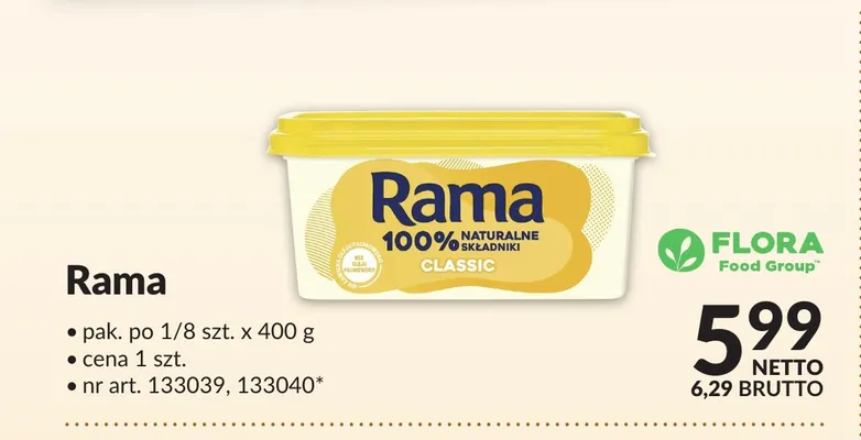 Margaryna Classic Rama promocja w Makro