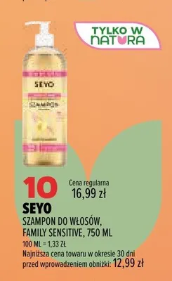 Szampon do włosów Seyo Family Sensitive promocja w Drogerie Natura