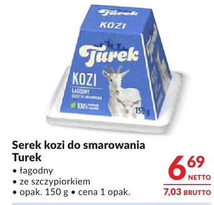 Serek kozi do smarowania Turek promocja w Makro
