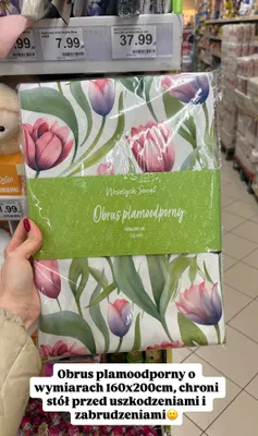 Obrus plamoodporny 160x200 cm promocja w Dino