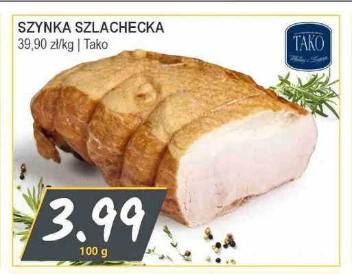 Szynka szlachecka Tako promocja w Słoneczko