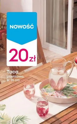 Taca plastikowa śr.35cm promocja w Pepco