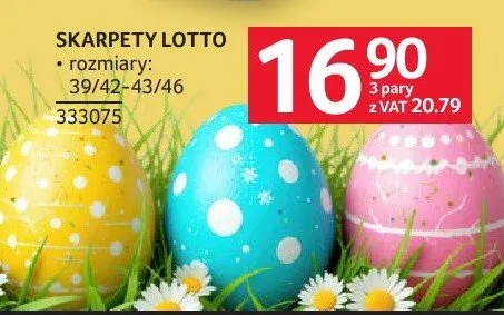 Skarpety Lotto promocja w Selgros