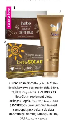 Balsam do ciała samoopalający Dove Body Love Summer Revived promocja w Hebe