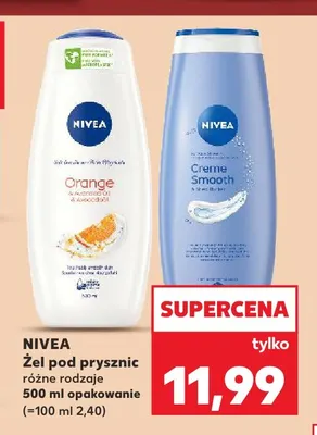 Żel pod prysznic Nivea Orange & Avocado Oil promocja w Kaufland