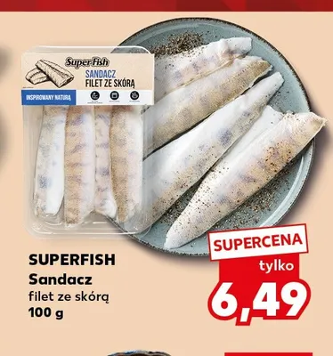 Sandacz filet ze skórą SuperFish promocja w Kaufland