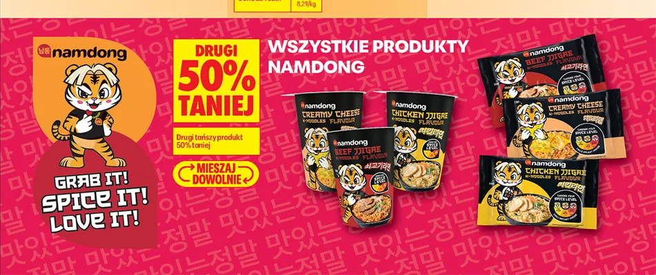 K-Noodles Beef Jjigae Namdong promocja w Biedronka