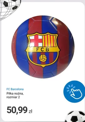 Piłka nożna FC Barcelona rozmiar 2 promocja w Smyk