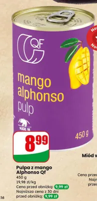Pulpa z mango Alphonso promocja w Dino