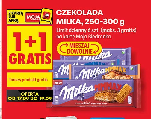 Czekolada Milka MMMAX promocja w Biedronka