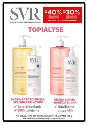 Kosmetyki SVR Topialyse promocja w Ziko Dermo