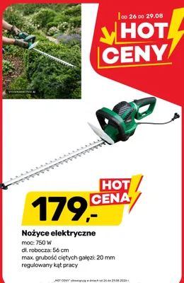 Nożyce elektryczne promocja w Bricomarche
