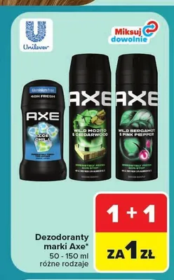 Dezodorant Axe Wild Bergamot & Pink Pepper promocja w Carrefour Market