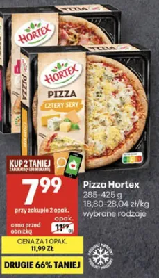 Pizza wybrane rodzaje promocja w Delikatesy Centrum