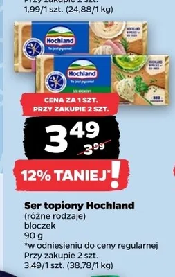 Ser topiony Hochland promocja w Netto