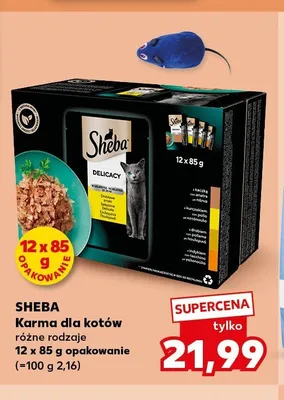 Karma dla kotów Sheba Delicacy 12-pak 85 g promocja w Kaufland