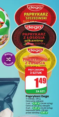 Paprykarz szczeciński Dega promocja w Dino