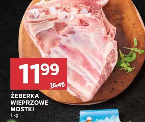 Żeberka wieprzowe mostki promocja w Stokrotka