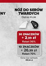 Nóż do serów twardych ostrze 4 cm Consigli promocja w Intermarche