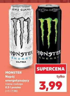Napój energetyzujący Monster Energy promocja w Kaufland