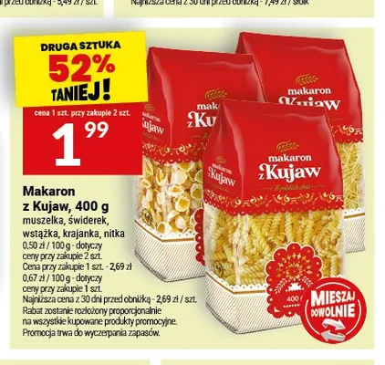 Makaron wstążka Kujaw promocja w Twój Market