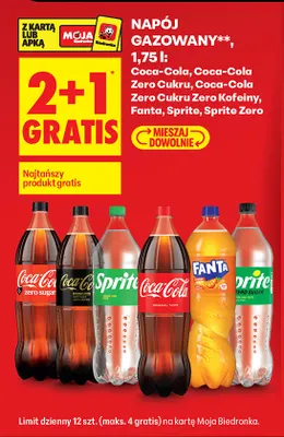 Napój gazowany Sprite promocja w Biedronka