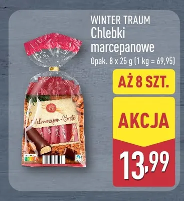 Chlebki marcepanowe Winter Traum promocja w Aldi